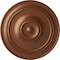 Ekena Millwork Small Classic Ceiling Medallion (Fits Canopies up to 10"), 40 1/4"OD x 3 1/8"P, Polished Copper CM40CLPOS - alternate 1